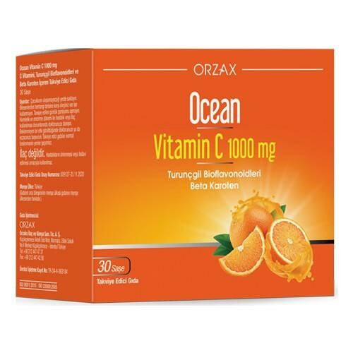 Ocean Vitamin C 1000 mg 30 Saşe