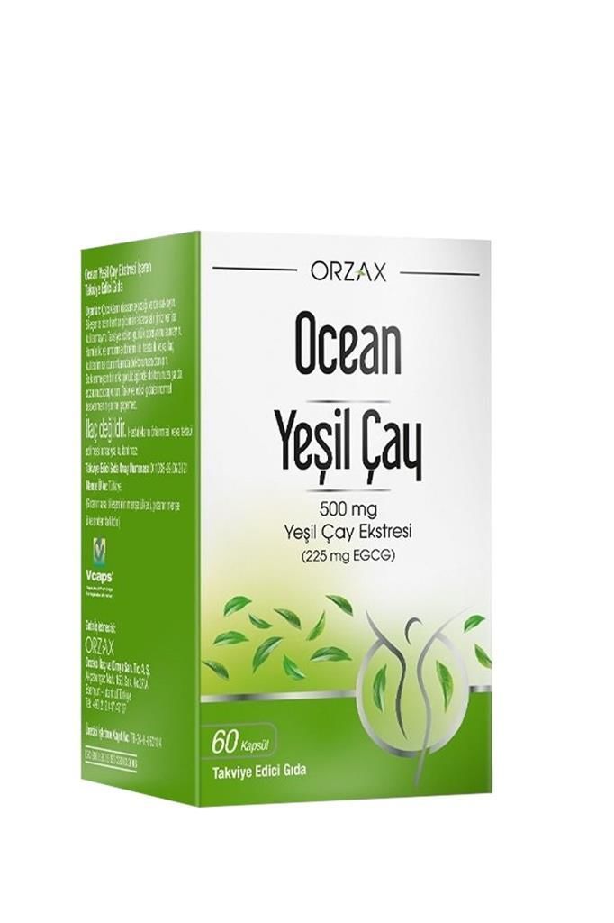 Ocean Green Tea 500 mg (Yeşil Çay) 60 Kapsül