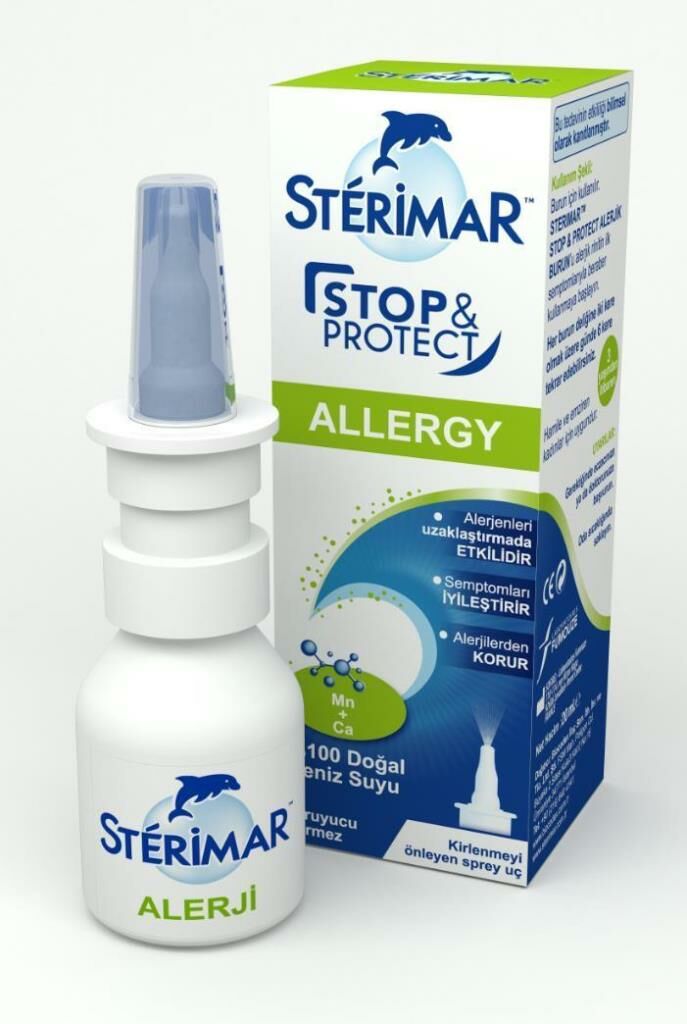 Sterimar Stop Protect Alerji 20 ml 3+ Yaş Deniz Suyu Burun Spreyi
