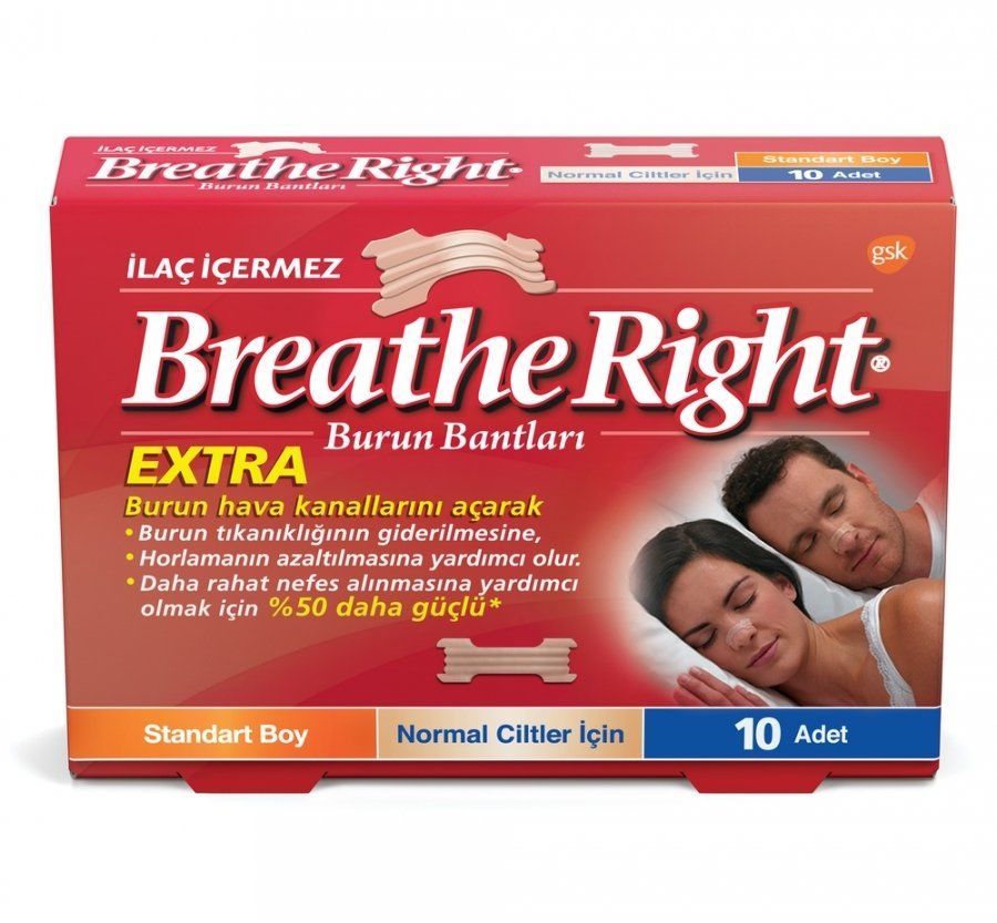 Breathe Right Burun Bandı Extra Standart Boy 10 Adet