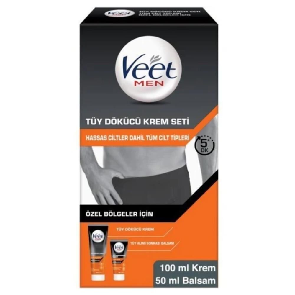 Veet Tüy Dökücü Krem Seti Özel Bölgeler İçin 100 + 50 ml