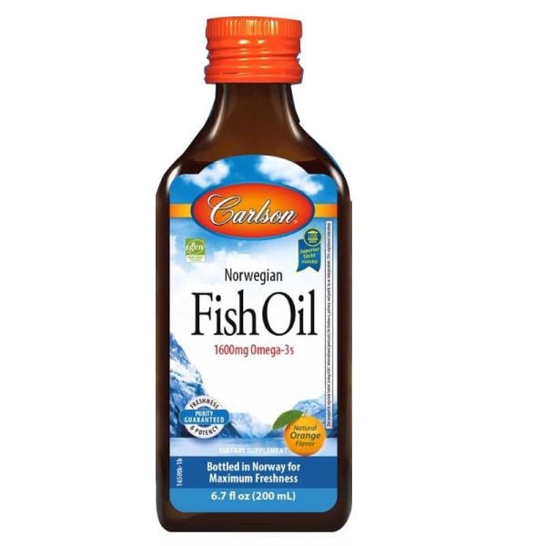 Carlson Balık Yağı Şurup 200 ml Portakal Aromalı