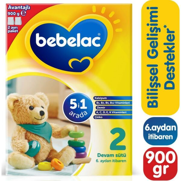 Bebelac 2 Devam Sütü 900 gr