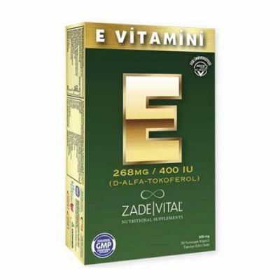 Zade Vital E Vitamini 30 Kapsül