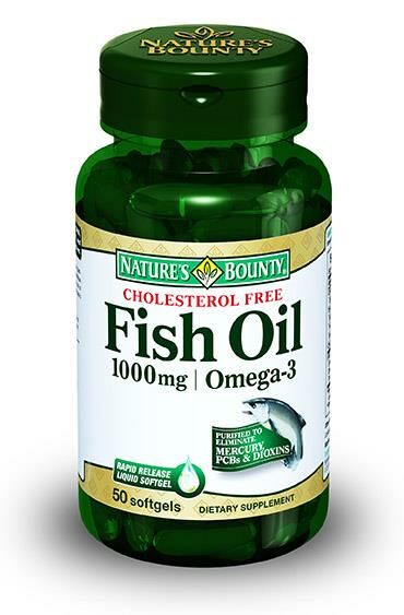 Nature's Bounty Fish Oil 1000 mg 50 Kapsül