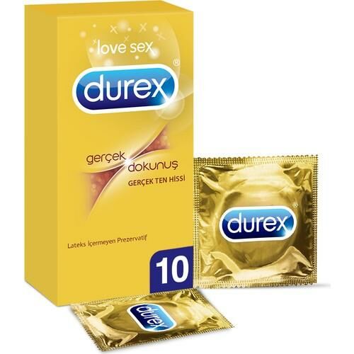 Durex Gerçek Dokunuş Prezervatif 10 Adet