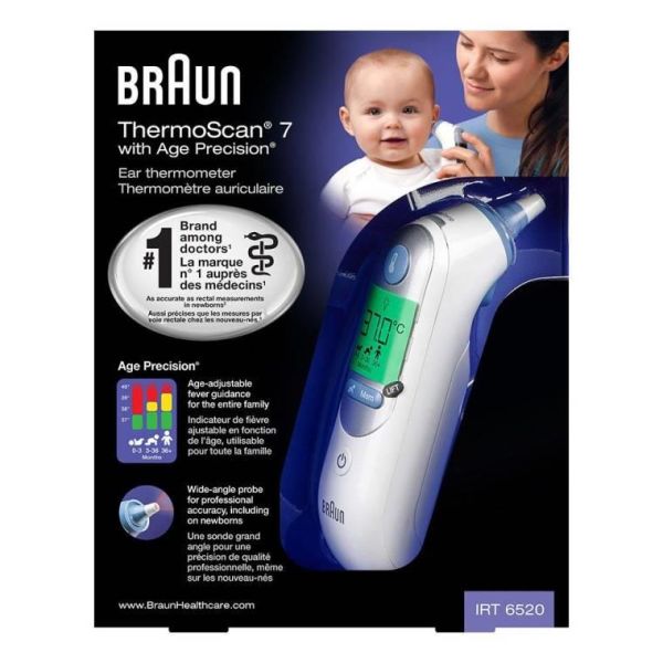 Braun Termoscan 7 IRT 6520 Kulaktan Ateş Ölçer