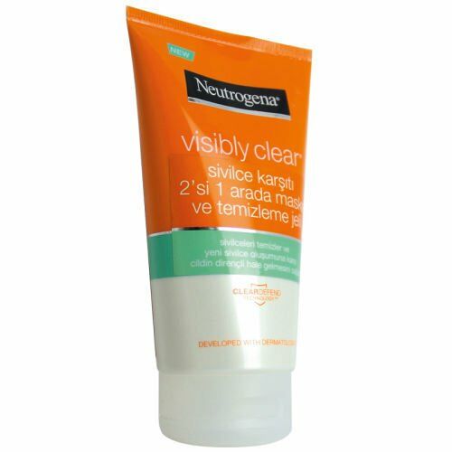 Neutrogena Visibly Clear 2si 1 Arada Maske ve Temizleme Jeli 150 ml