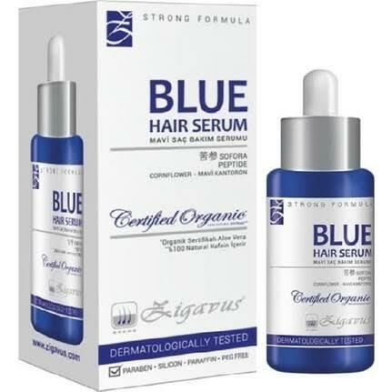 Zigavus Blue Hair Serum - Mavi Saç Bakım Serumu 33 ml