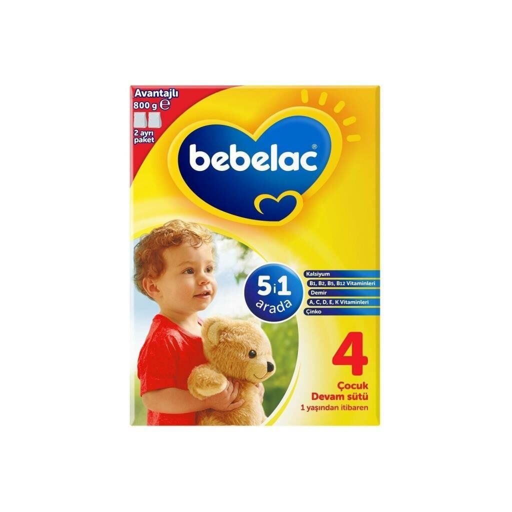 Bebelac 4 Numara Çocuk Devam Sütü 800 gr