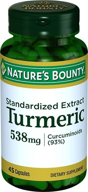 Nature's Bounty Turmeric Standardized Extract 538 mg 45 Kapsül