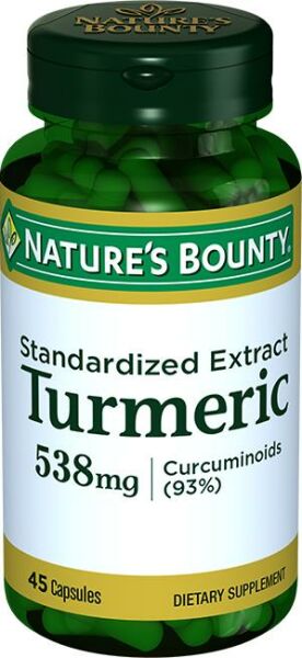 Nature's Bounty Turmeric Standardized Extract 538 mg 45 Kapsül