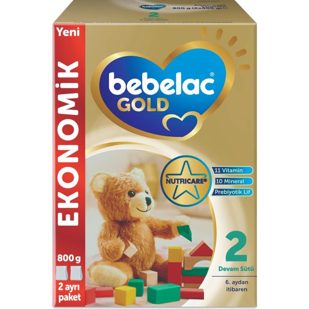 Bebelac Gold 2 Devam Sütü 800 gr