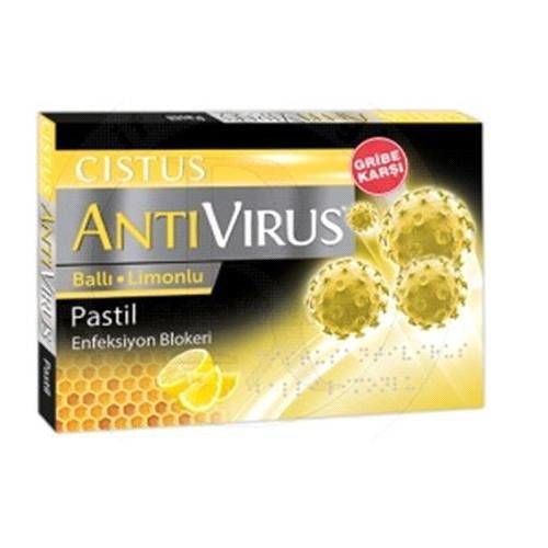 Cistus Antivirul Bal Limon Aromalı 10 Tablet