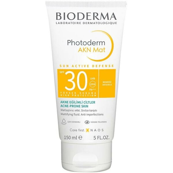 Bioderma AKN Mat Spf30 Akne Eğilimli Ciltler İçin Güneş Kremi 150 ml