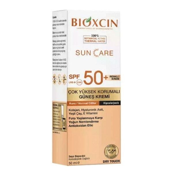 Bioxcin Sun Care SPF50+ Çok Yüksek Korumalı Kuru/Normal Citler İçin Güneş Kremi 50 ml