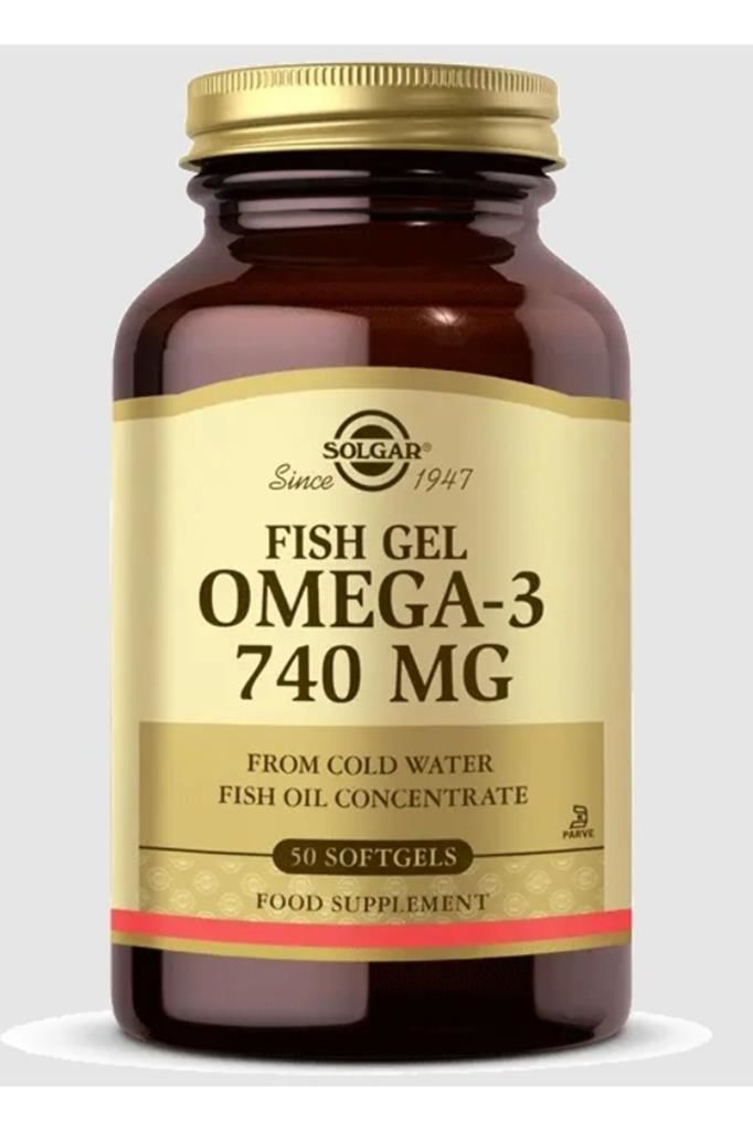 Solgar Fish Gel Omega-3 740 mg 50 Yumuşak Kapsül
