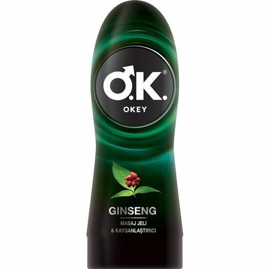 Okey Masaj Jeli ve Kayganlaştırıcı Jel Ginseng 200 ml