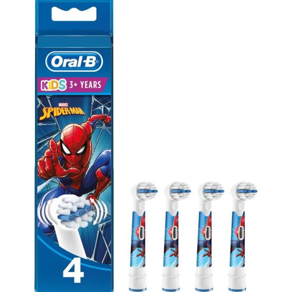 Oral-B Marvel Spider-Man Diş Fırçası Yedek Başlığı 4'lü