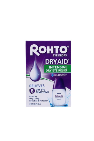 Rohto Dry Aid Eye Drops Kayganlaştırıcı Göz Damlası 10 ml