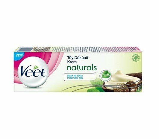 Veet Naturals Doğal Shea Yağı Tüy Dökücü Krem 90 ml