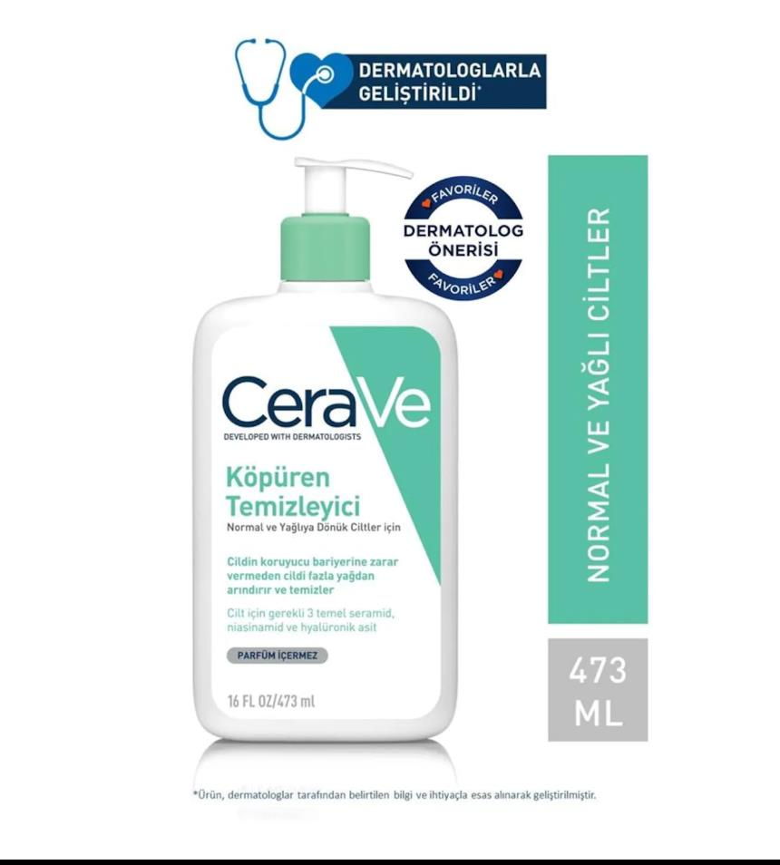 Cerave Köpüren Temizleyici 473 ml