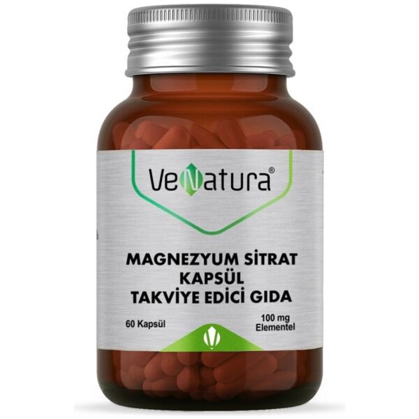 Venatura Magnezyum Sitrat 60 Kapsül