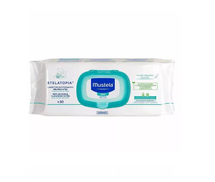 Mustela Stelatopia Cleansing Wipes - Islak Mendil 50 Adet