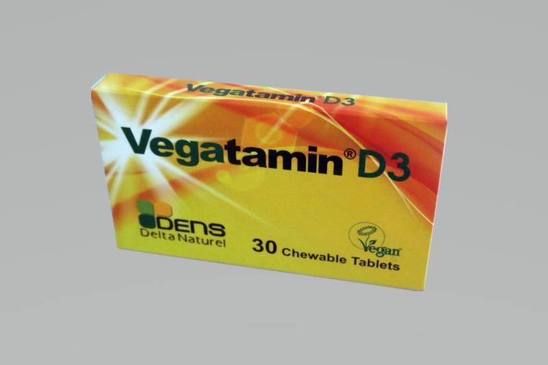 Vegatamin D3 (Dünyada İlk ve Tek Vegan Sertifikalı) 30 Tablet