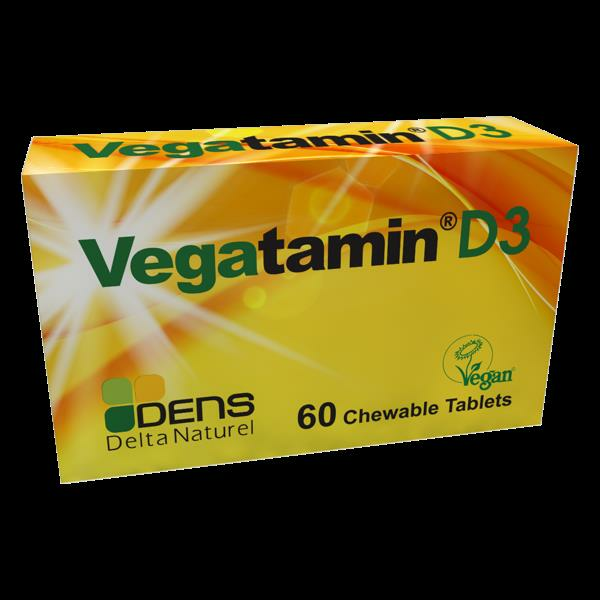 Vegatamin D3 (Dünyada İlk ve Tek Vegan Sertifikalı) 60 Tablet