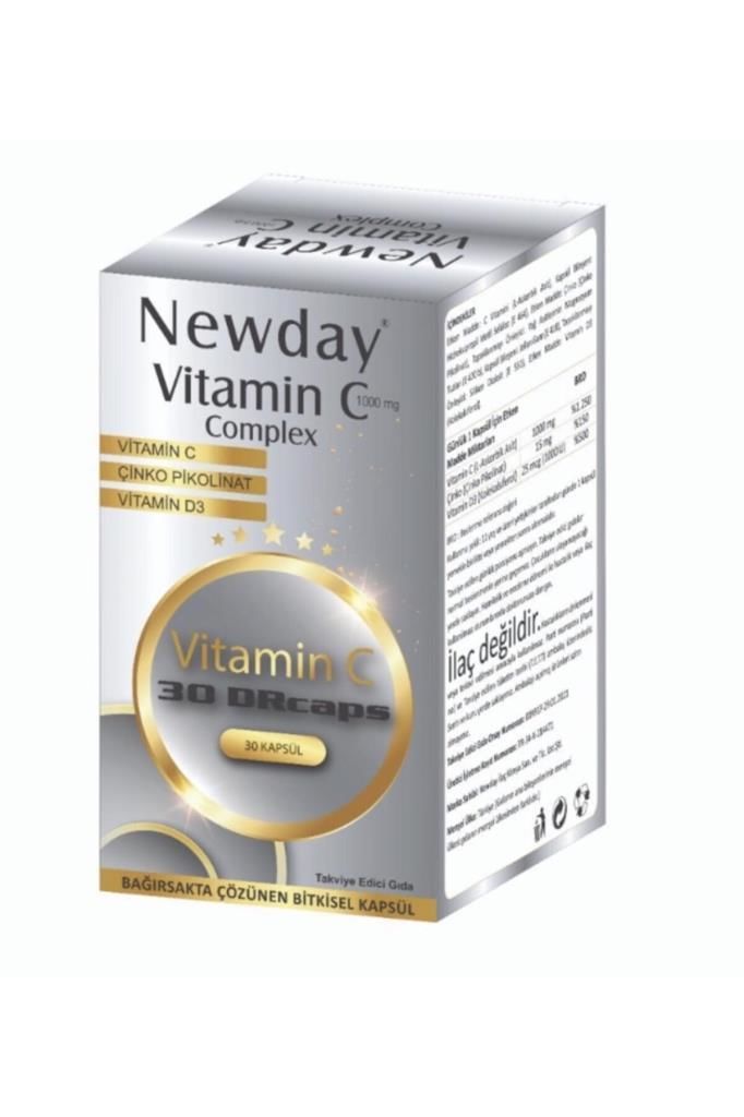 Newday Vitamin C Complex 30 Kapsül