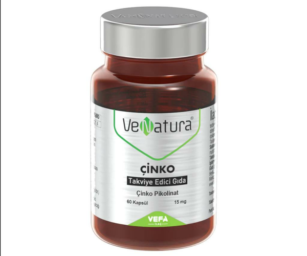 Venatura Çinko 15 mg 60 Kapsül