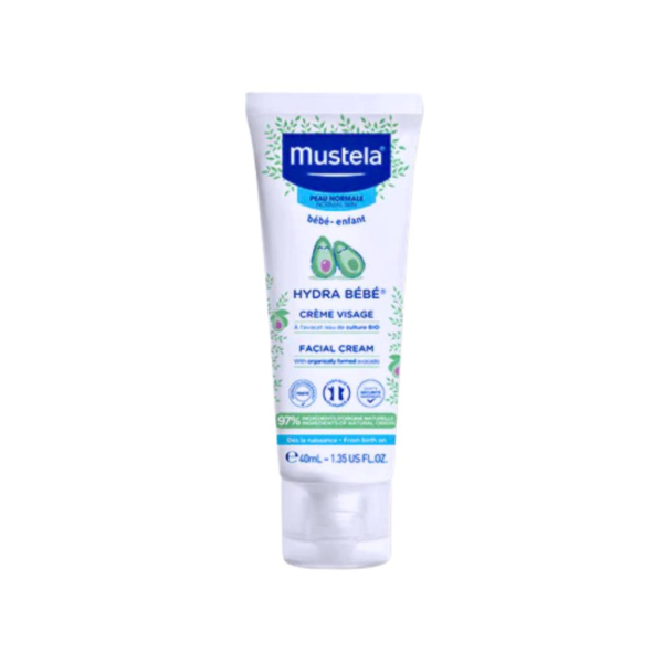 Mustela Hydrabebe Facial Cream 40 ml