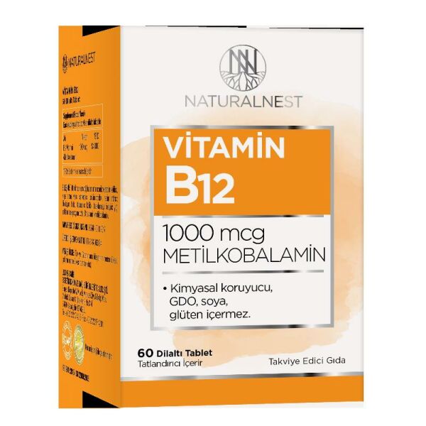 Naturalnest Vitamin B12 60 Tablet