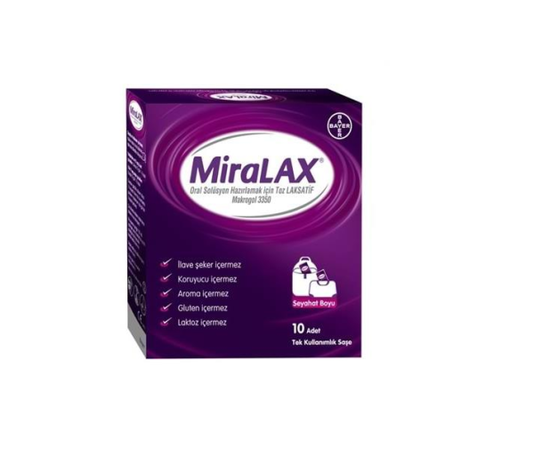 MiraLAX Oral Solüsyon Makrogol 3350 10 Saşe