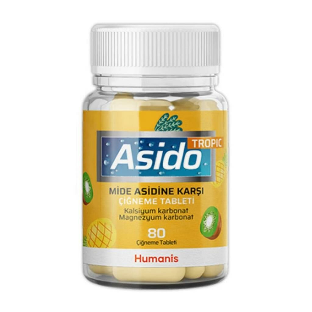 Asido Tropic 80 Çiğneme Tableti