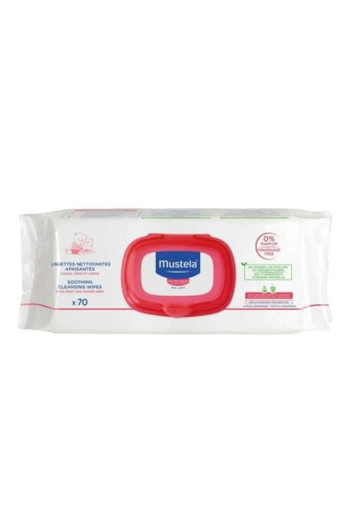 Mustela Soothing Cleansing Wipes 70 Adet