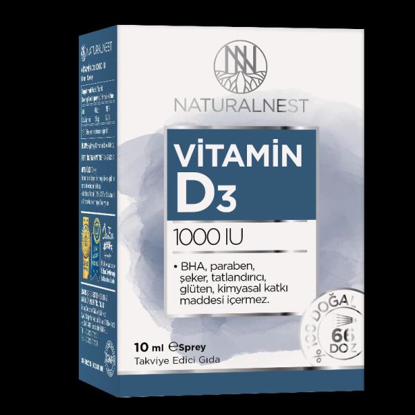 Naturalnest Vitamin D3 1000 IU 10 ml