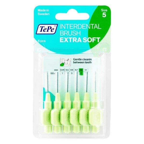 Tepe T199 Extra Soft Arayüz Fırçası 0,8mm 6'lı Blister - Yeşil