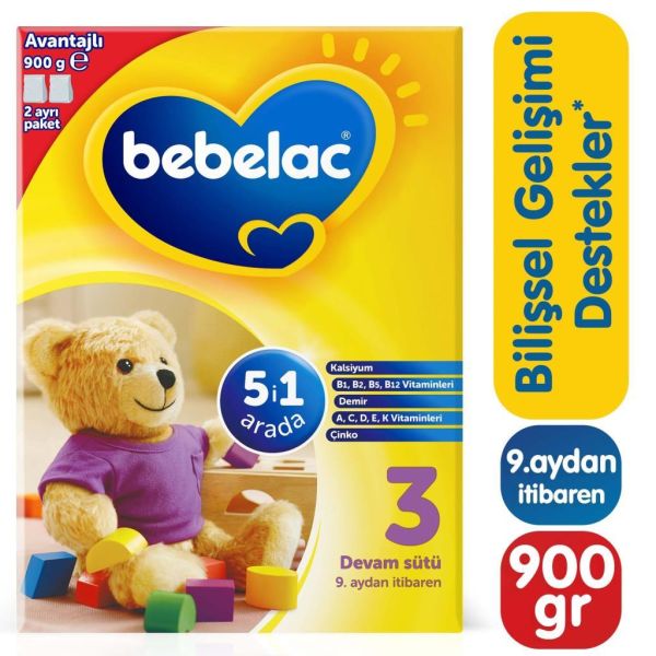 Bebelac 3 Devam Sütü 900 gr