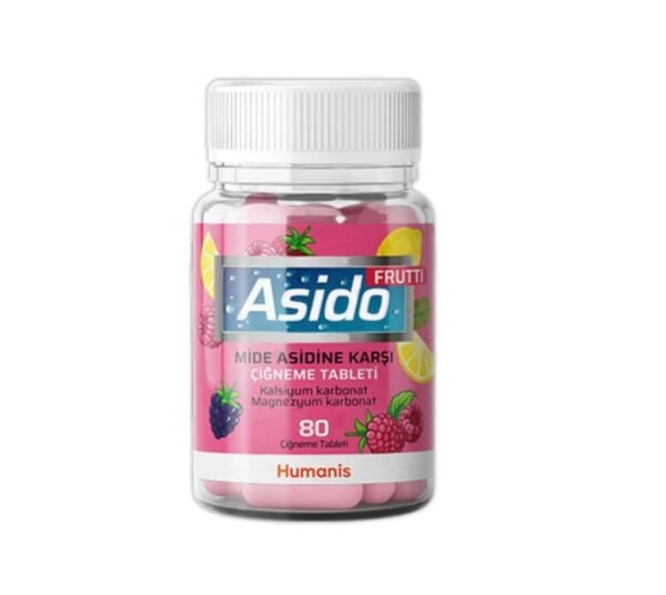 Asido Frutti 80 Çiğneme Tableti