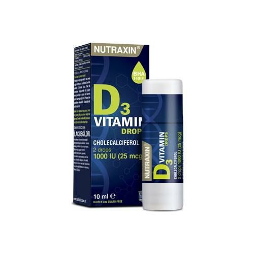 Nutraxin D3 Vitamini Damla 1000 IU 10 ml