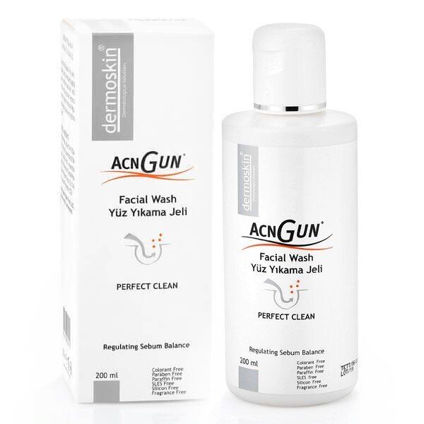 Dermoskin Acnegun Yüz Yıkama Jeli 200 ml