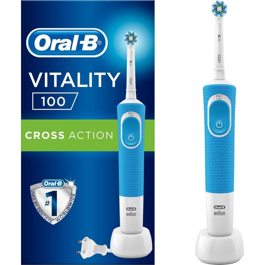 Oral-B Vitality 100 Cross Action Diş Fırçası Mavi