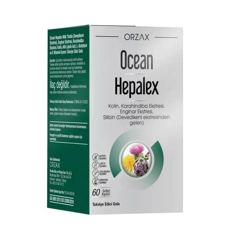 Ocean Hepalex 60 Softjel Kapsül