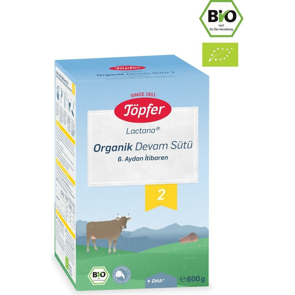 Töpfer Organik 2 Numara Bebek Sütü 600 gr