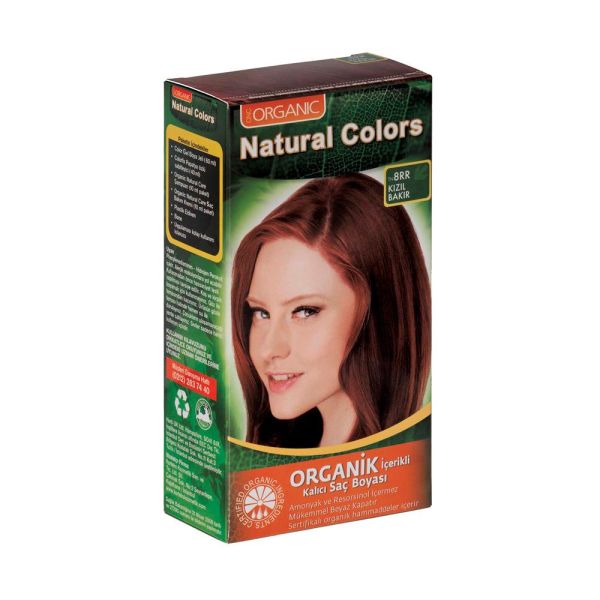 Organic Natural Colors Saç Boyası 8RR Kızıl Bakır