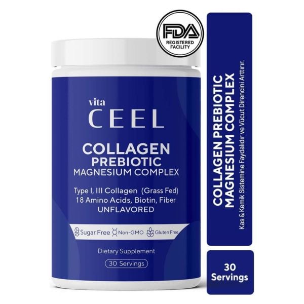 Vita Ceel Magnesium Complex Collagen Probiotic 150 gr 30 Servis