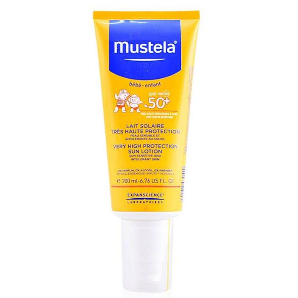 Mustela Very High Protection SPF 50+ Bebek Güneş Losyonu 200 ml