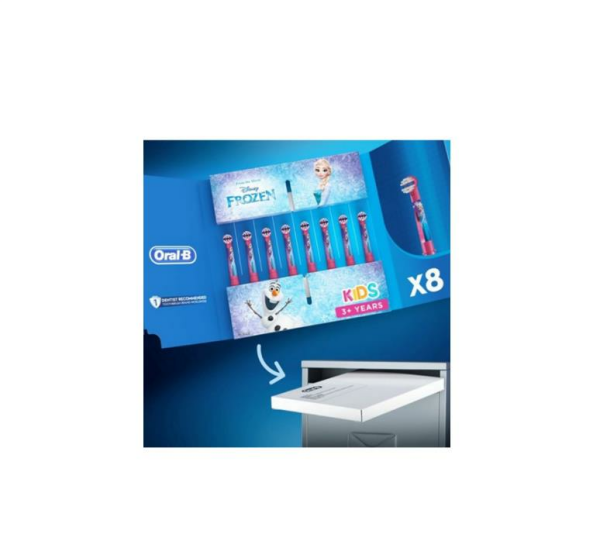 Oral-B Frozen Çoçuklar İçin Diş Fırçası Yedek Başlığı 8 Adet